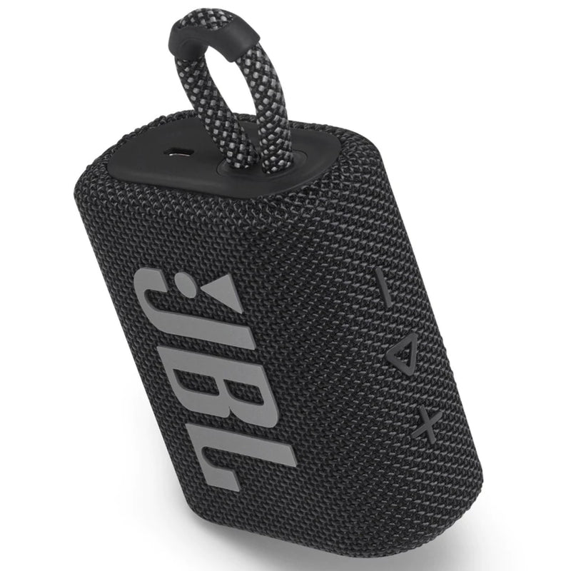 Caixa De Som Portátil Jbl Go 3 Bluetooth Prova D'água Preto