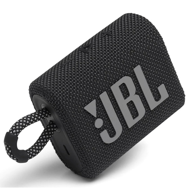 Caixa De Som Portátil Jbl Go 3 Bluetooth Prova D'água Preto