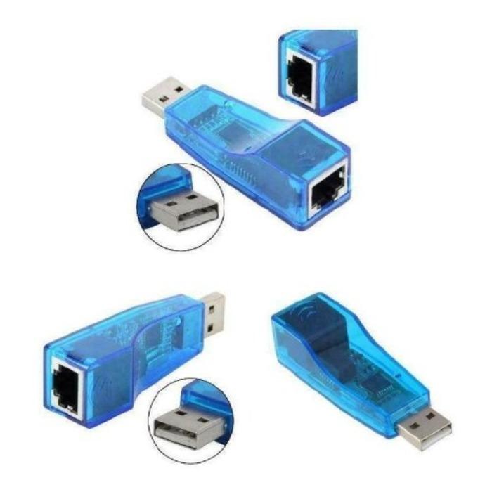 ADAPTADOR USB 2.0 LAN PLACA DE REDE EXTERNA RJ45-ED